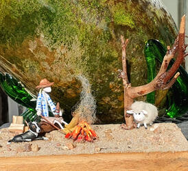 farmer and friends